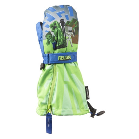 Детски зимни ръкавици с един пръст Relax Dumbo зелен