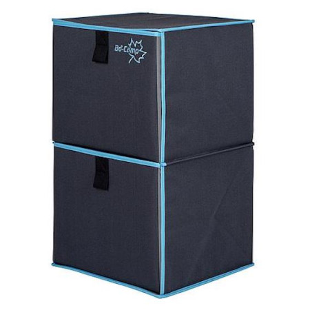 Шкаф Bo-Camp Folding Cupboard 2 сив/син Anthracite