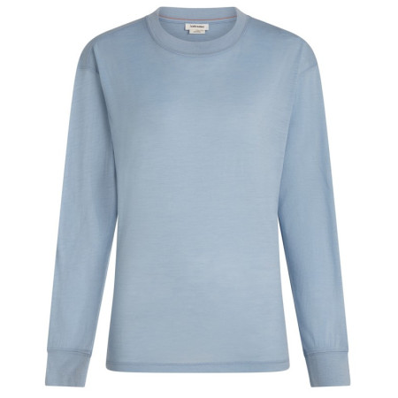 Дамска функционална блуза Icebreaker Women Mer 150 Tech Lite LS Relaxed Tee светло син Zinc Blue