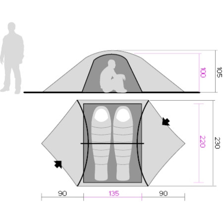 Палатка Hannah Eagle 2