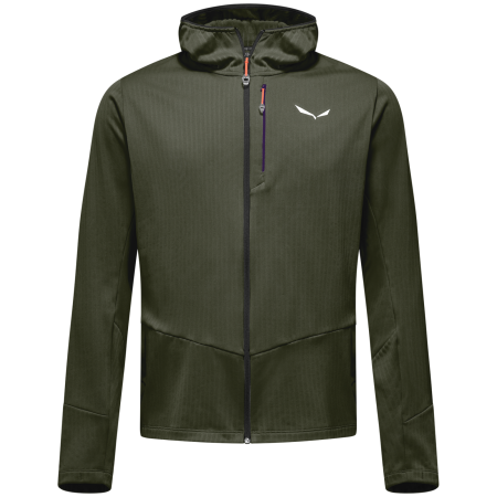 Функционален мъжки суитшърт Salewa Pedroc Pl 3 Hd Jacket M зелен dark olive
