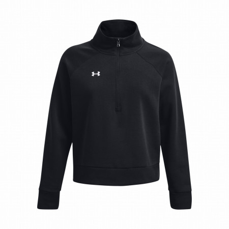 Дамски суитшърт Under Armour Rival Fleece HZ черен Black
