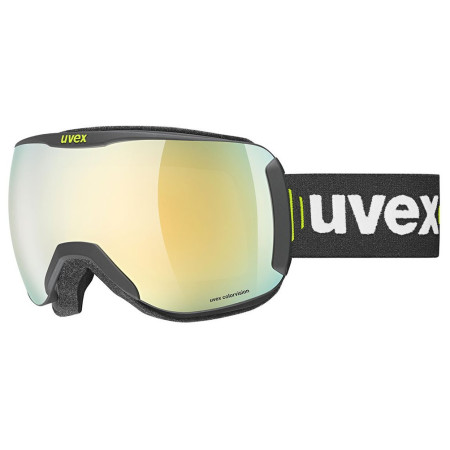 Ски очила Uvex Downhill 2100 CV Race черен BLACK SL/GOLD-GREEN S2
