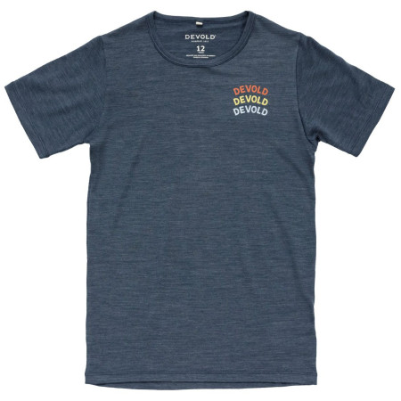 Детска тениска Devold Active "Devold Legacy" Tee Jr тъмно син NIGHT