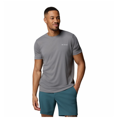 Мъжка тениска Columbia Zero Rules™ Light SS Crew сив City Grey