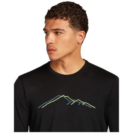 Функционална мъжка тениска Icebreaker Men Merino 150 Tech Lite LS Tee Rainer Ridge