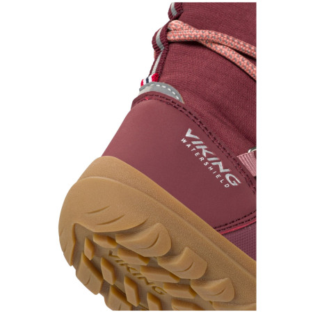 Детски зимни ботуши Viking Outdoor Footwear Birch Barefoot Warm WP Pull-on Wine
