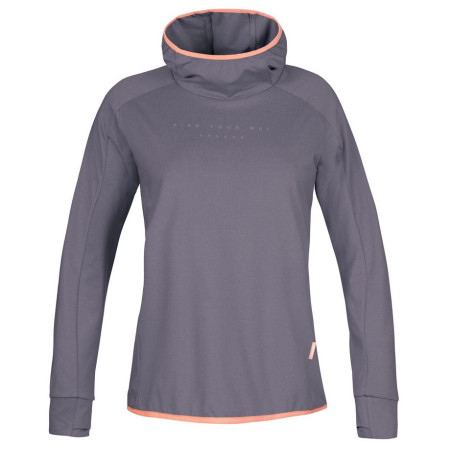 Дамски функционален суитшърт Hannah Nyma Hoody сив gray ridge mel