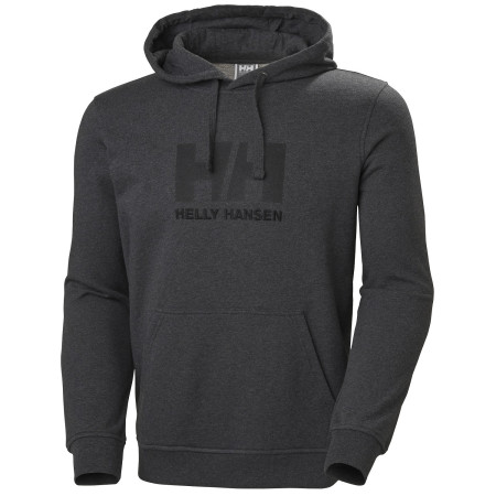 Мъжки суитшърт Helly Hansen Hh Logo Hoodie сив Ebony Melange