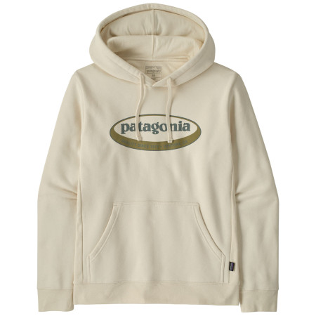 Мъжки суитшърт Patagonia Men's '95 Oval Logo Uprisal Hoody бял Birch White