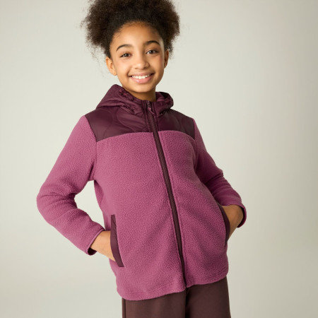 Детски суитшърт Regatta Myla Hybrid Jacket Fig/Violet