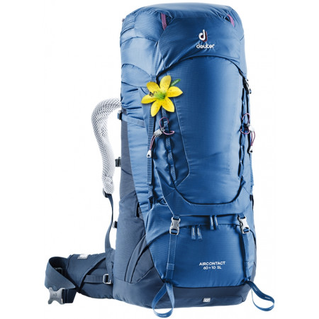 Дамска раница Deuter Aircontact 60 + 10 SL (2020) син SteelMidnight
