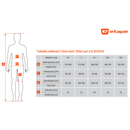 Мъжки къси панталони за колоездене Etape Elite Lacl 2.0