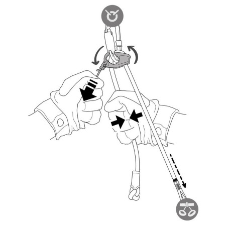 Двоен осигурителен ремък Petzl Dual Connect Adjust