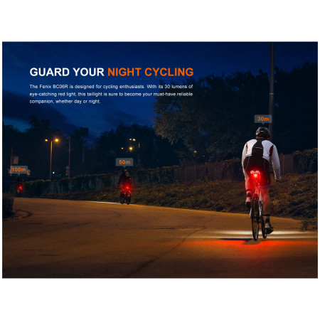 Задна мигаща светлина Fenix BC06R