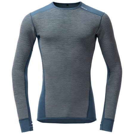 Функционална мъжка тениска Devold Reverso Merino Shirt Man син Griffin