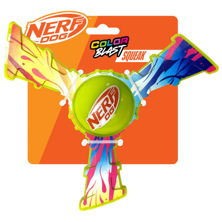 Играчка за куче Nerf Dog Color Grip Tri Flyer 20 cm