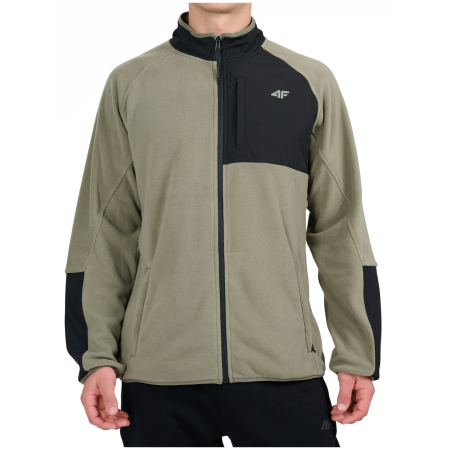 Мъжки суитшърт 4F Fleece M480 каки/черен Khaki