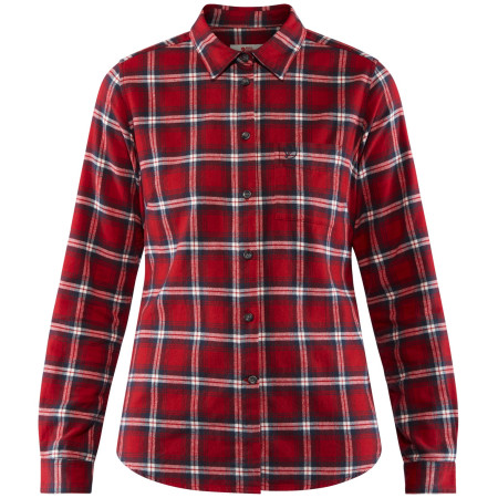 Дамска риза Fjällräven Övik Flannel Shirt W червен Deep Red