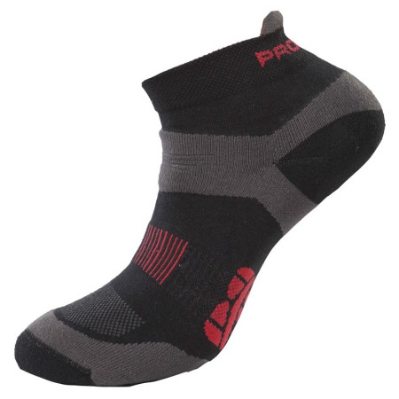 Чорапи Progress RNS 8JB Running Sox черен/сив Black/Tm