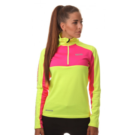 Изложен модел дамски суитчър Nordblanc Jazzy жълт Bpz