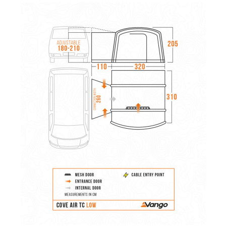Форселт Vango Cove Air TC Low