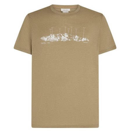 Мъжка тениска Icebreaker Men Merino 150 Tech Lite SS Tee The Peaks