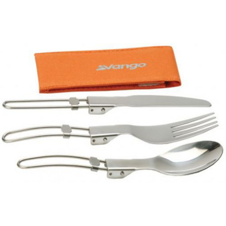 Прибор Vango Pocket Cutlery Set сребърен