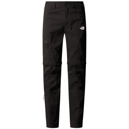 Мъжки панталони The North Face Exploration Reg Tapered Convertible Pants черен TNF BLACK
