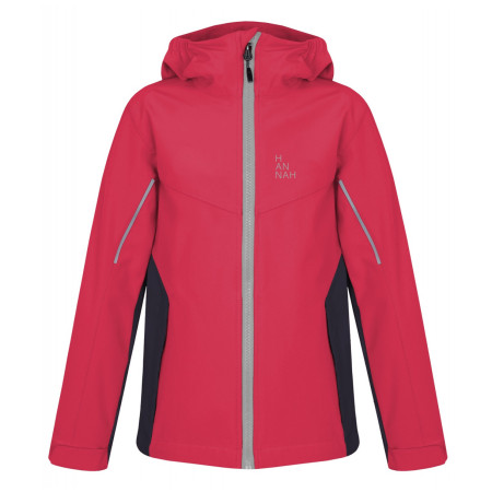 Детско софтшел яке Hannah Capra Jr розов geranium/night sky