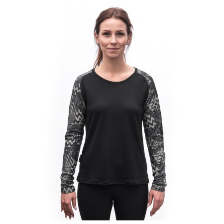 Dámské funkční triko s dlouhým rukávem Sensor Merino Blend Impress