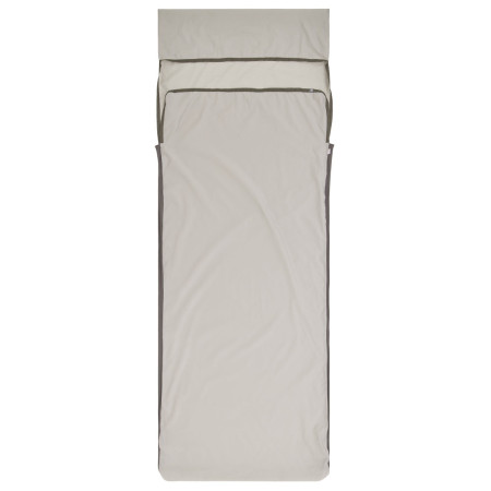 Чаршаф за спален чувал Sea to Summit Silk Blend Sleeping Bag Liner - Rectangular w/ Pillow Sleeve светло сив Moonstruck Grey