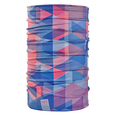Многофункционален шал Bjež Scarf розов/лилав