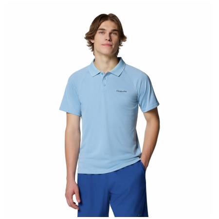 Мъжка тениска Columbia Alpine Chill™ Pro Polo светло син Ripple Blue