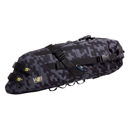 чанта за велосипед Sport Arsenal Art. 622 черен/сив PixelMask