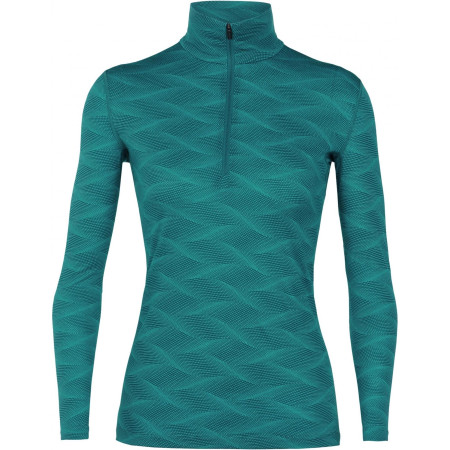 Дамска тениска Icebreaker Women`s 200 Oasis Long Sleeve зелен Kingfisher/ArcticTeal