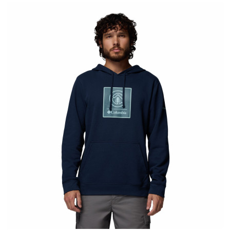Мъжки суитшърт Columbia Columbia Trek™ Graphic Hoodie тъмно син Collegiate Navy, Linework C Badge