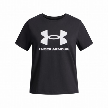 Детска тениска Under Armour BIG LOGO SS-BLK черен/бял Black