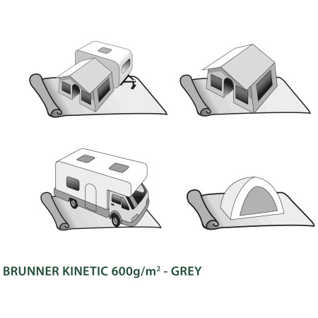 Килим Brunner Kinetic 600 - 300x700 cm
