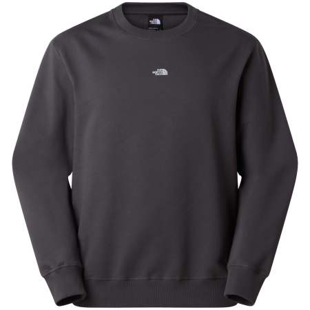 Суитшърт The North Face U Essential Light Relaxed Crew черен ANTHRACITE GREY