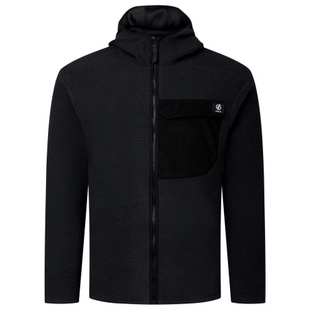 Мъжки суитшърт Dare 2b Firn Hooded Borg Fleece черен Black