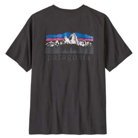 Мъжка тениска Patagonia M's Fitz Roy Foothills T-Shirt черен Ink Black