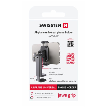 Държач Swissten Universal phone holder Jaws Grip