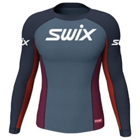 Мъжка тениска Swix RaceX син/червен