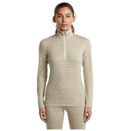 Дамска функционална блуза Icebreaker Women M 260 Tech Vertex LS HZ AlpGeo