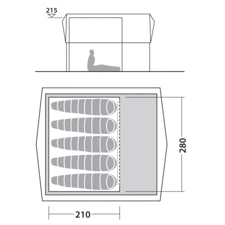 Спалня Robens Inner tent Prospector Castle
