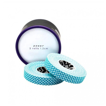 Кинезио тейп лента CRUX Power - 1,2 cm, 20 m светло син
