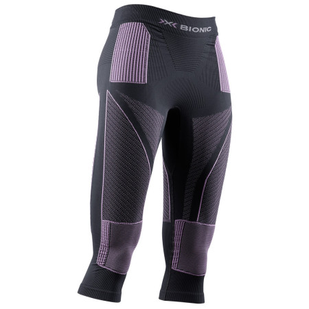 Дамско функционално долно бельо X-Bionic Energy Accumulator 4.0 Pants 3/4 черно/розово CHARCOAL/MAGNOLIA