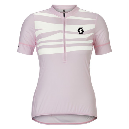 Дамска колоездачна фланелка Scott Jersey W's Endurance LT SS светло розов bliss pink