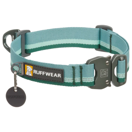 Нашийник за куче Ruffwear Top Rope™ Collar зелен River Rock Green